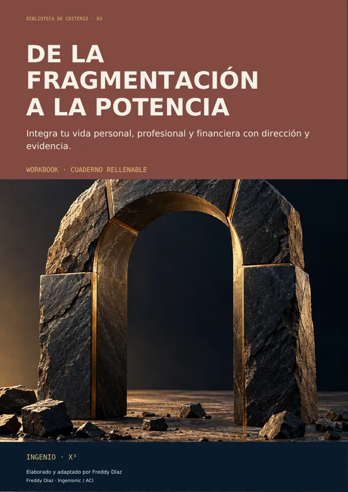 Portada del workbook Ingenio X³